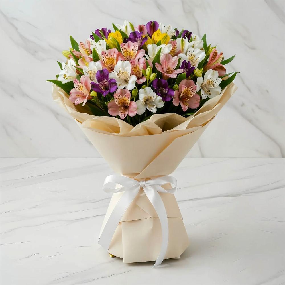 Букет цветов из: Альстромерии в Кумской Долине