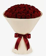 Букет 101 Бордовая роза Блэк Бакарра в Кумской Долине