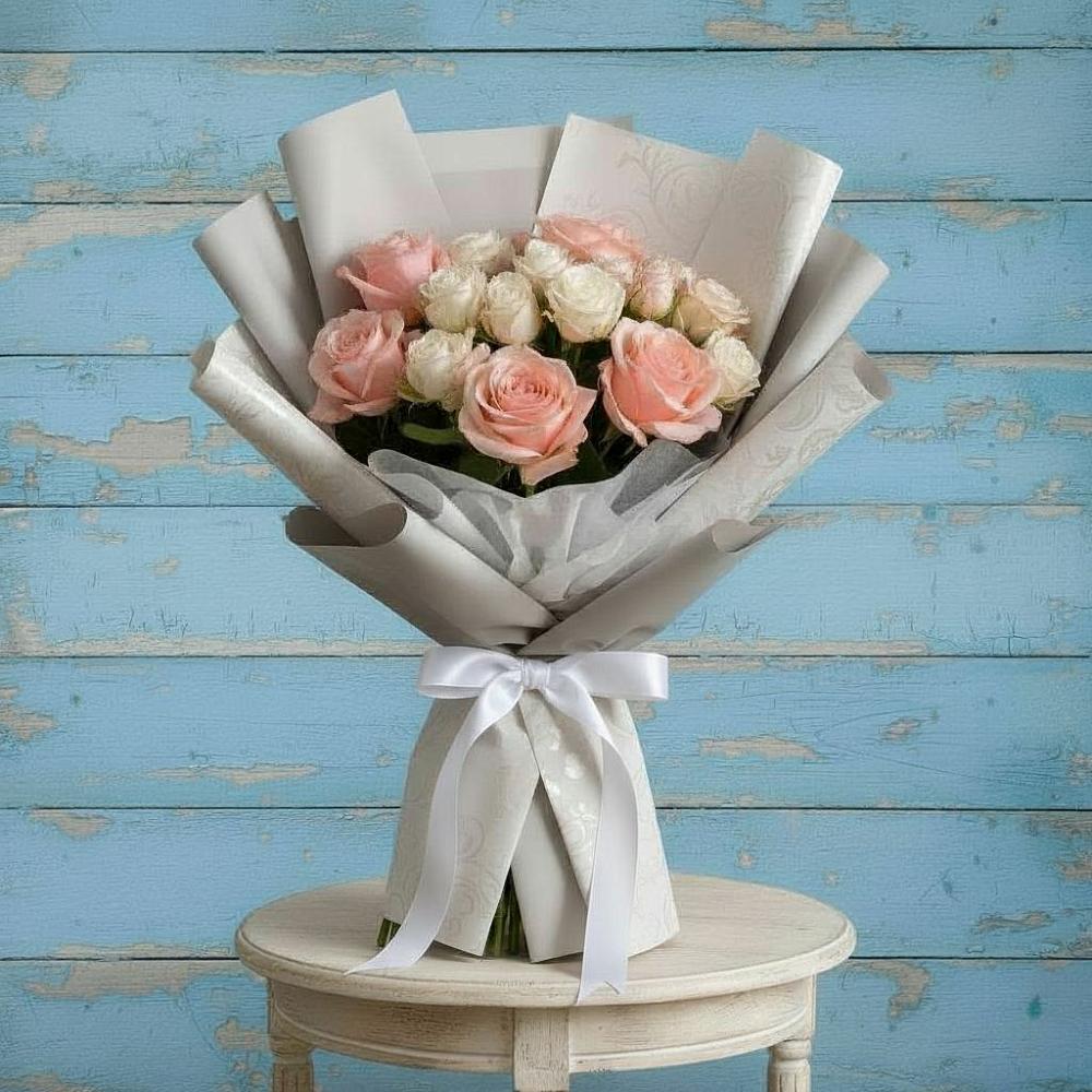 Букет цветов из: Розы в Кумской Долине