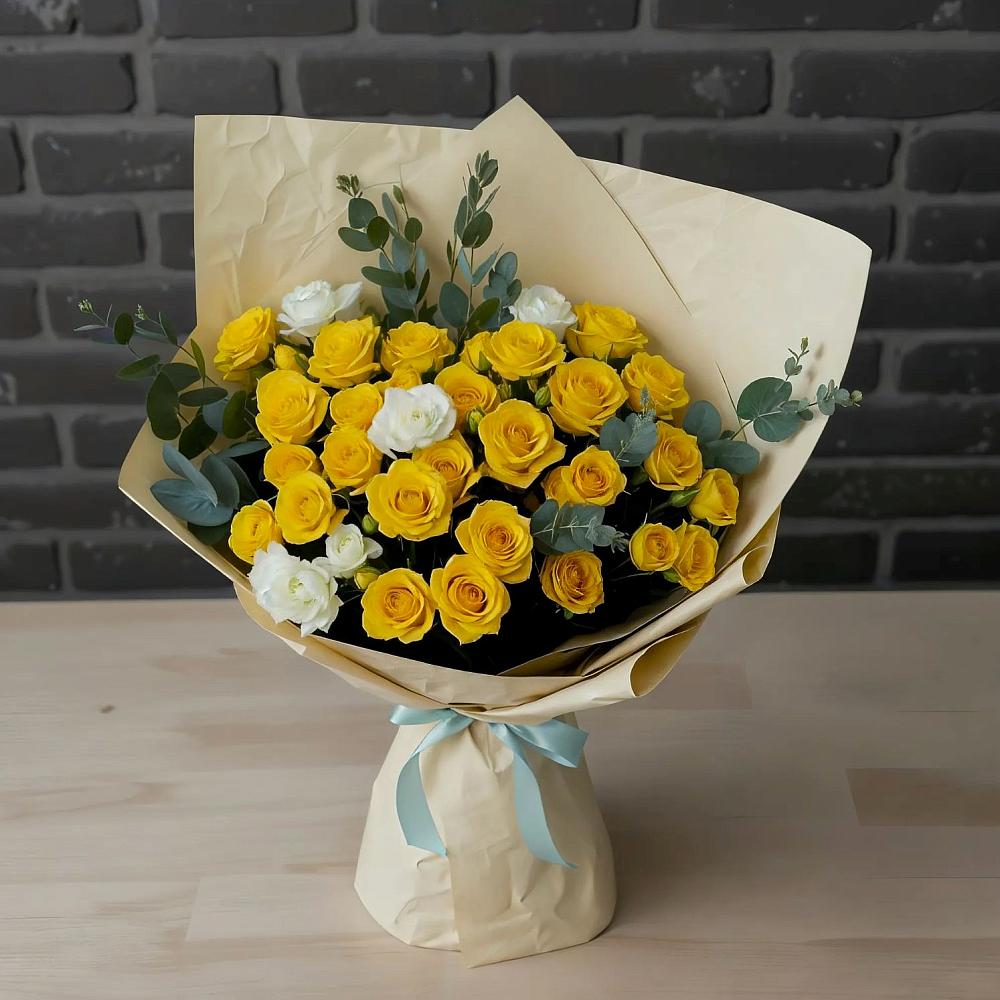 Букет цветов из: Розы в Кумской Долине